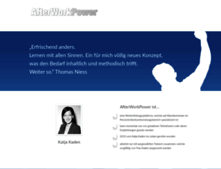 afterworkpower.de screenshot