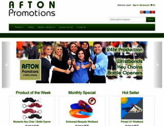 aftonpromotions.com screenshot