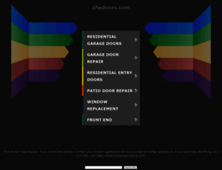 afwdoors.com screenshot