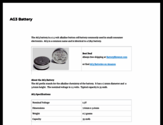 ag3battery.com screenshot