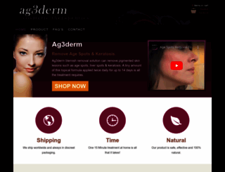 ag3derm.com screenshot