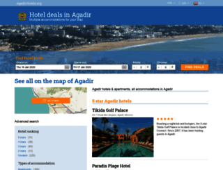 agadirhotels.org screenshot