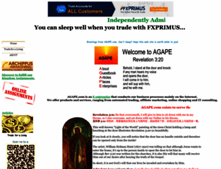 agape.com screenshot