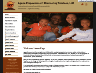 agapeempowermentsite.com screenshot