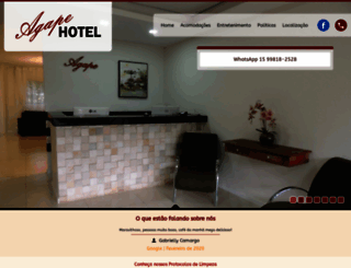 agapehotel.com.br screenshot