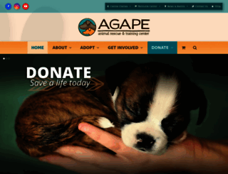 agaperescue.org screenshot