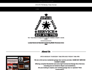 agaragedoorservice.com screenshot