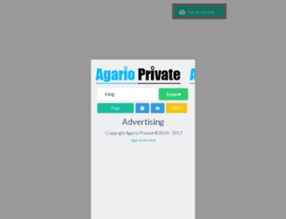 agarioprivate.com screenshot
