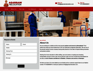 agarsainrelocation.com screenshot