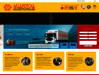 agarwalpackersgroups.com screenshot