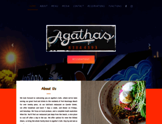 agathascafe.com.au screenshot