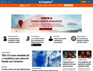 agazeta.com.br screenshot