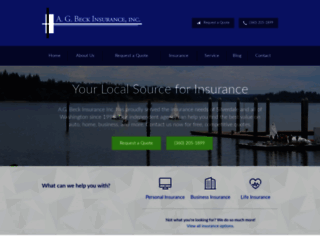 agbeckinsurance.com screenshot