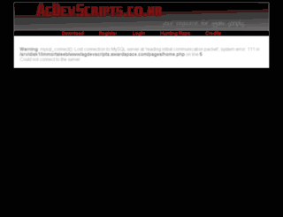 agdevscripts.awardspace.com screenshot
