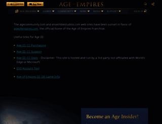 agecommunity.com screenshot