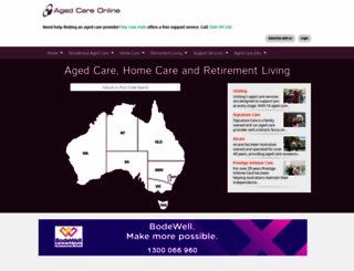 agedcareonline.com.au screenshot