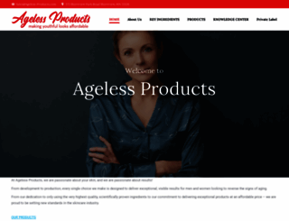 ageless-products.com screenshot