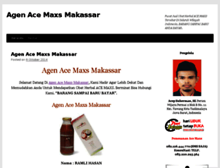 agenacemaxsmakassar06.wordpress.com screenshot