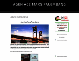 agenacemaxspalembangtahun2014.wordpress.com screenshot