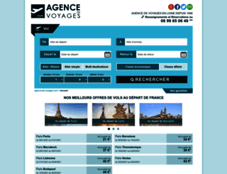 agence-de-voyages.com screenshot