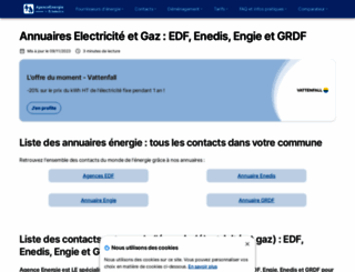 agence-energie.com screenshot