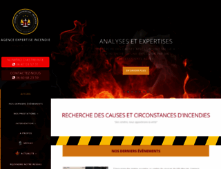 agence-expertise-incendie.com screenshot
