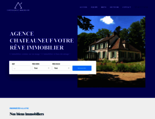 agence-immobilier-chateauneuf.com screenshot