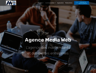 agence-media-web.be screenshot