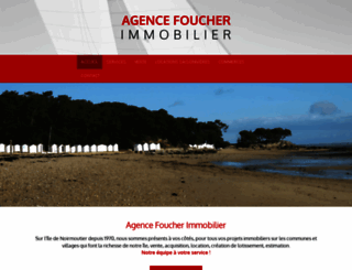 agencefoucher-immobilier.com screenshot