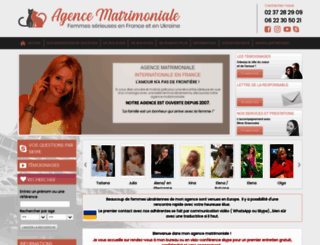 agencematrimonialeparis.com screenshot