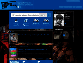 agencesartistiques.com screenshot