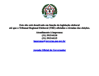 agenciaminas.mg.gov.br screenshot