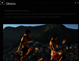 agenciaolhares.com screenshot