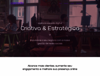 agenciasacada.com.br screenshot