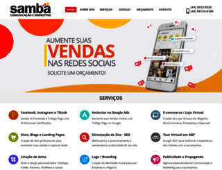 agenciasamba.com.br screenshot