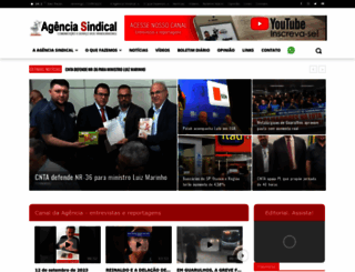 agenciasindical.com.br screenshot