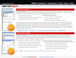 agencija-enigma.com screenshot