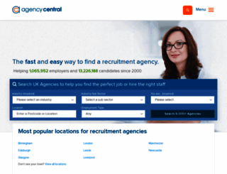 agencycentral.co.uk screenshot