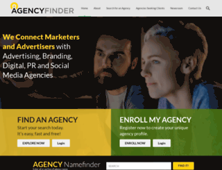 agencyfinder.com screenshot