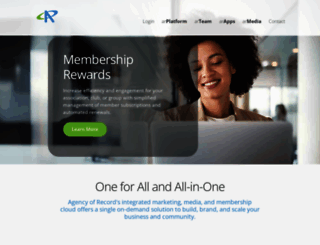 agencyofrecord.com screenshot