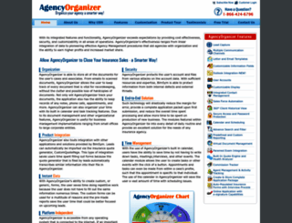 agencyorganizer.com screenshot