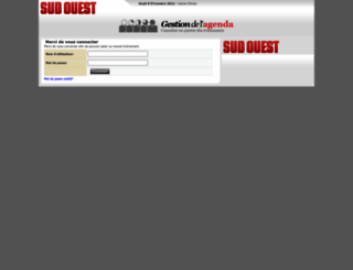 agenda-default.sudouest.com screenshot