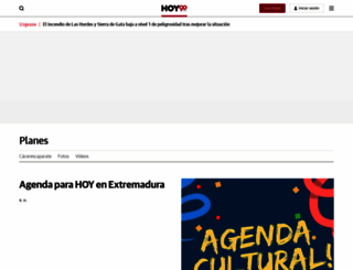 agenda.hoy.es screenshot
