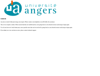 agenda.univ-angers.fr screenshot