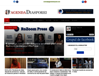 agendadiasporei.com screenshot