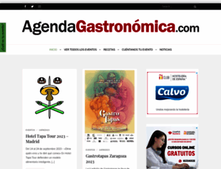 agendagastronomica.com screenshot