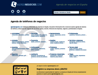 agendanegocios.com screenshot