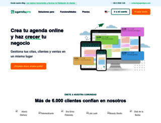 agendapro.co screenshot