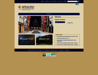 agent.mutualtrust.com screenshot