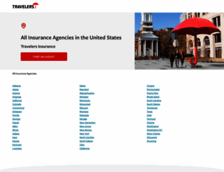 agent.travelers.com screenshot